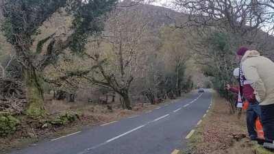 Robert Duggan with his Escort Mk II on the limiter on SS4 Molls Gap in the Killarney Historics Rally last Saturday. He went on to win the modified section.