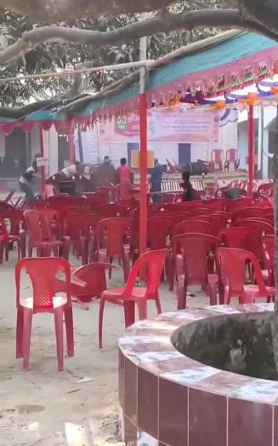 Islamist vandalise women's college over music performance