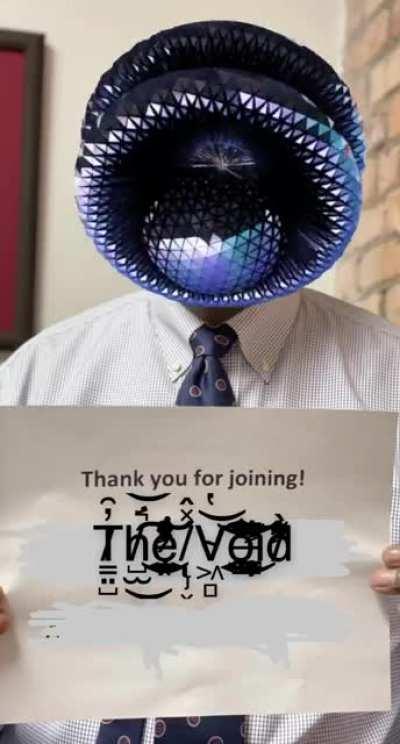 Welcome to the void.