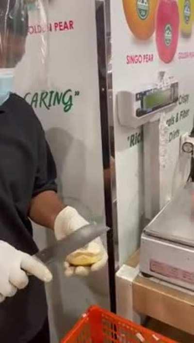 Fruit peeling as it’s finest