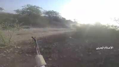 Houthi/Ansarallah assault in Jabal Doud in Jizan Province against Saudi Coalition troops.