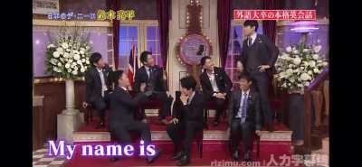 Japanese contestants must have the most American conversation