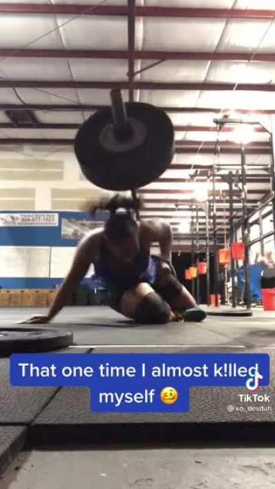 This hurts to look at (she said she was fine after visiting the ER)