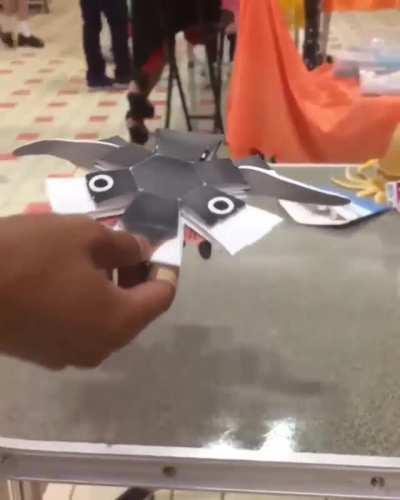 Penguin toy made of paper