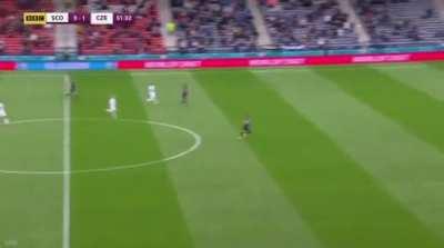 Beautiful goal by Schick