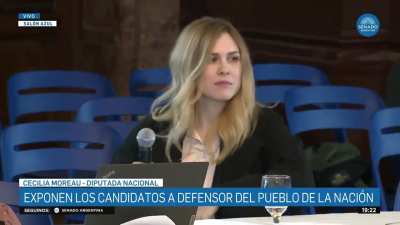 Pregunta de Lilia Lemoine a Cecilia Moreau y a la postulante para la defensoria del Pueblo: 