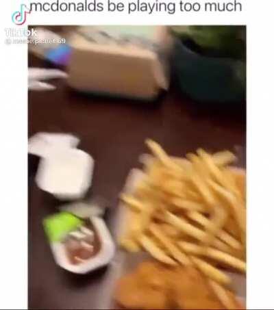 God damn it Mcdonald's