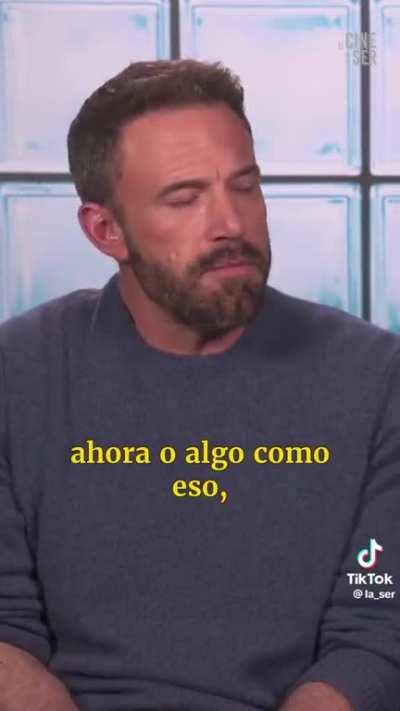Ben Affleck speaking spanish while promoting 'AIR'