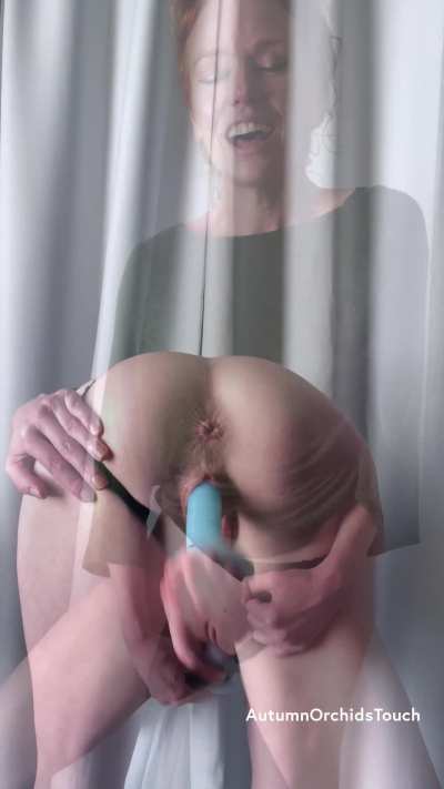 I fuck myself w/ Genos by Erogeisha, making myself orgasm and giggle, and creating quite the mess…