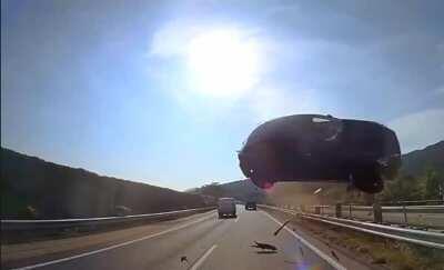 When the car comes flying at you