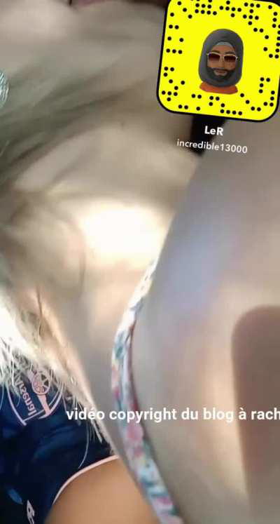 White girl blows another Arab dick in a car