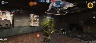 Distracting the last survivor with my dancing moves