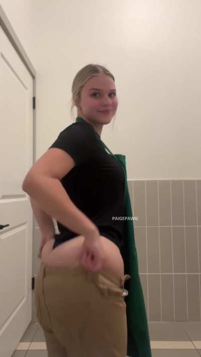 Wanna fuck me behind the Starbucks pastry case? 🥐