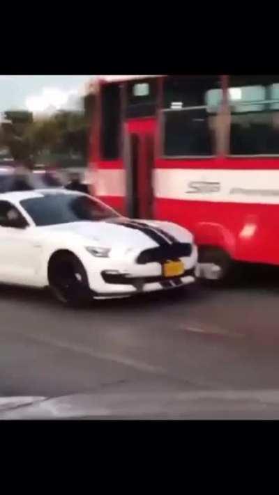 Mustangs Crashing is an international language