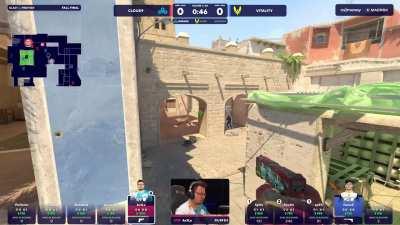 Axile in a 1 v 5 against vitality