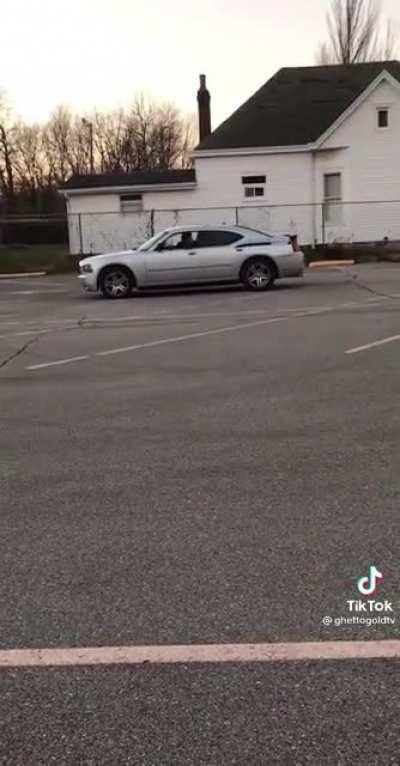 Guy tries to do a burnout but only burns out transmission