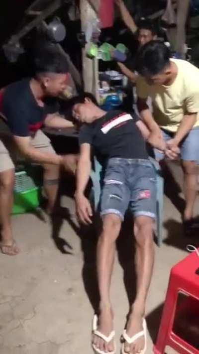 They were able to save him just in time. This is why having a first aid kit is so important.