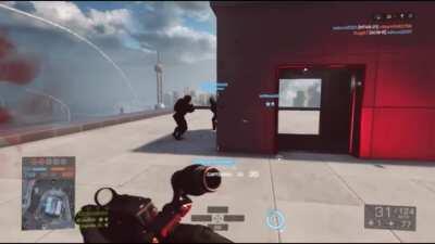 Helicopter saves teammate from getting knifed. This looks like it’s out of a movie.