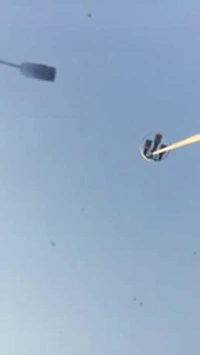 Playing with a lighter in a gas filled car