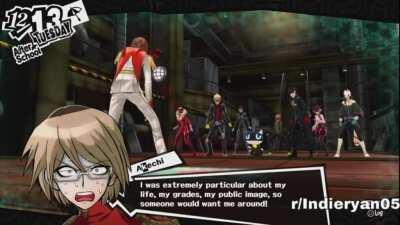 Byakuya Togami’s VA says Akechi’s Speech from Persona