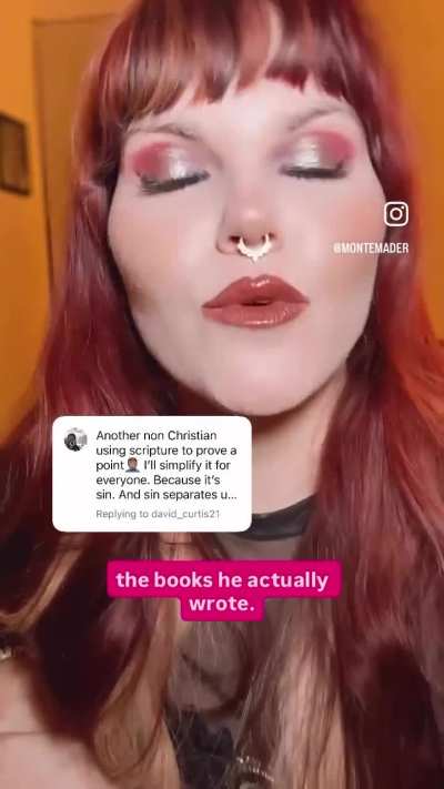 I love this post about the “pick and choose” Bible people.