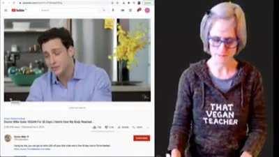 That vegan teacher needs to chill out! That’s an legit doctor she’s reacting to