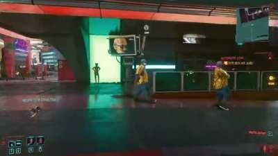 [Cyberpunk 2077] invasion of the fat gold jacket