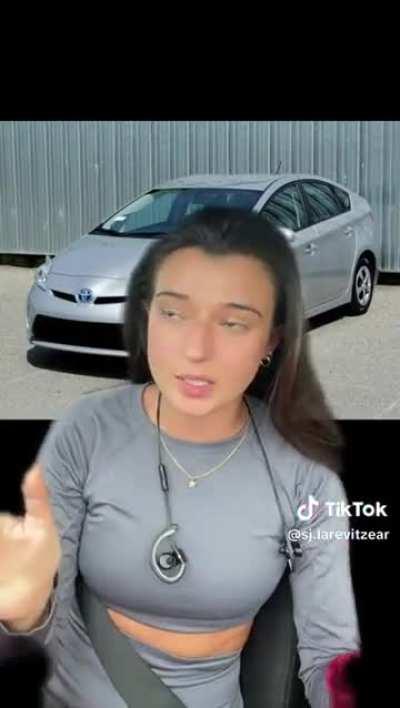 Entitled woman insults men for having regular cars