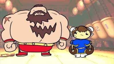 Death Battle combatants’ reaction to Chun-Li’s legs. Go. 