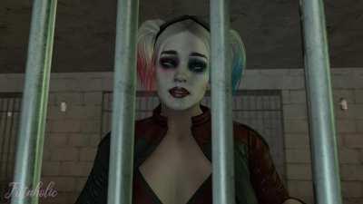 Poison Ivy gets creampied by Futa Harley Quinn (Futaholic) [DC]