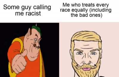 I'm not racist I watch Formula 1