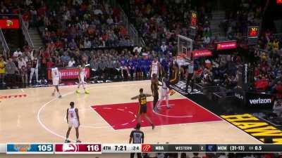 [Highlight] Onyeka nabs the rebound and stuffs in the reverse jam.