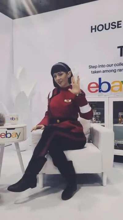 We did our Star Trek Day at comicon this year and it was so much fun! (I'm Kim Cattrals Valeris)