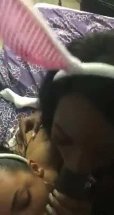 Buddy getting that 2 piece special