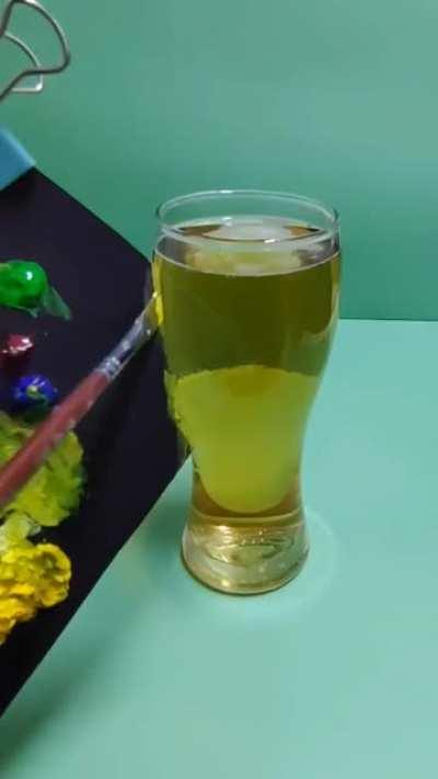 this dude can paint just like his surroundings