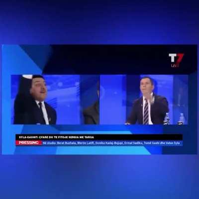 The most calm political debate in Kosova.