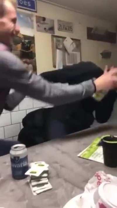 Don't spray to your drinker friends