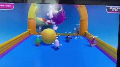 Yeah okay, You know this game haters you when you get hit 6 times with those balls