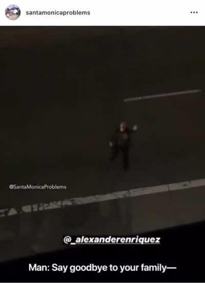 HMFT after I scream at a building while standing in the middle of the road