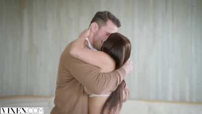 Angela once mentioned that porn is usually about cheating.  That there isn't enough content about love and compassion.  She created this scene to celebrate love, and who better to do so with than Manuel.