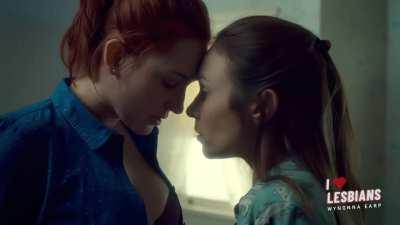 Wynonna Earp: Dominique Provost-Chalkley & Katherine Barrell (s02e02) *AI ENHANCED & NO MUSIC*
