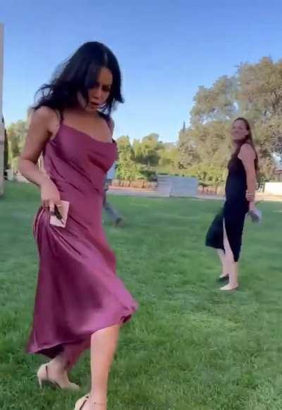 at Sarah Hyland’s wedding