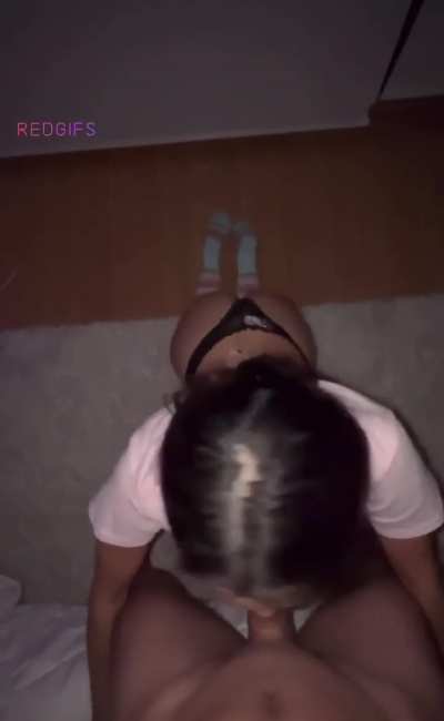 my first tim giving a blowjob