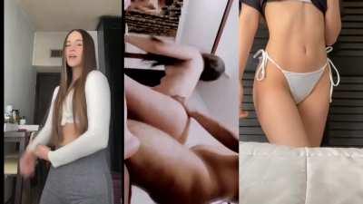 Tiktok famous now, but she used to do this for grades.