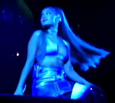 Sweaty tits and pastie slip