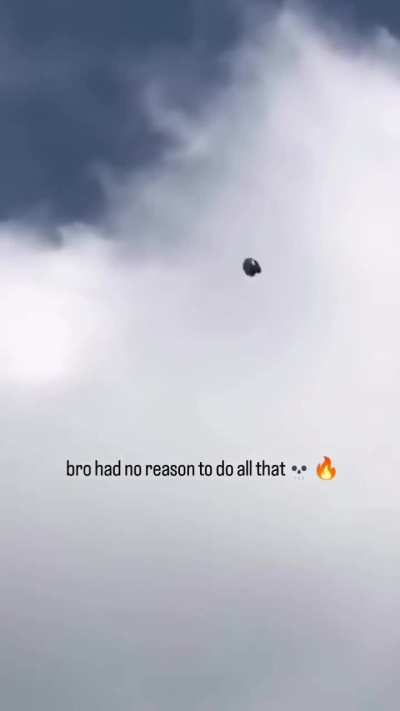 Bro had no reason to do all those spins