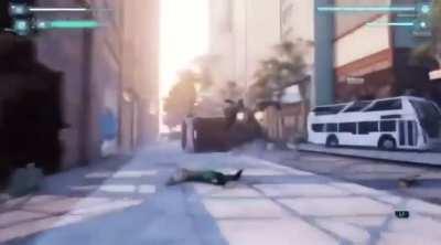 Old dev footage showing destructible environments and fighting Venom through they city