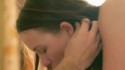 The famous bicycle girl