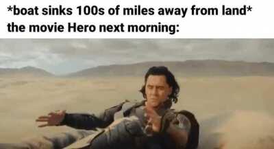 you're drowning? just sleep and you'll wake up tomorrow in a Tropical Island