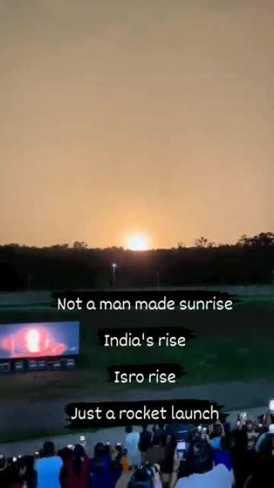 Indian Rocket Turning Night into Day